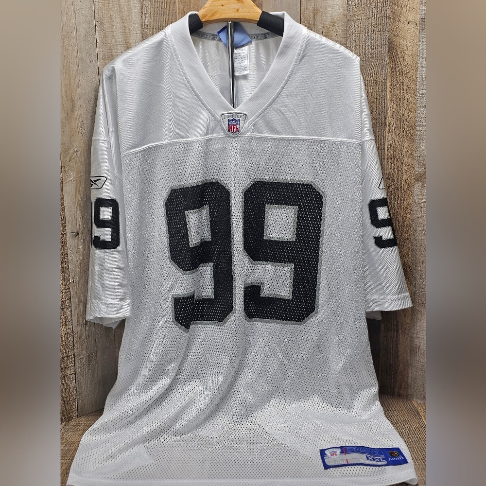 Reebok 2XL Warren Sapp Raiders Jersey